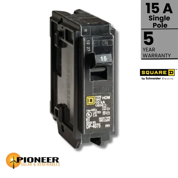 10010-Homeline-AC-Breaker-–-15A-_-single-pole-_-120-240-volt Homeline AC Breaker - 15A / Single Pole / 120-240 Volt | Pioneer Solar and Renewables Inc.