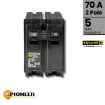 Homeline AC Breaker - 70A / 2 pole / 120-240 volt | Pioneer Solar and Renewables Inc.