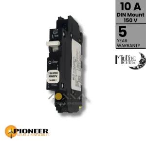 Midnite Solar 10A DIN Mount DC Breaker | Pioneer Solar and Renewables Inc.