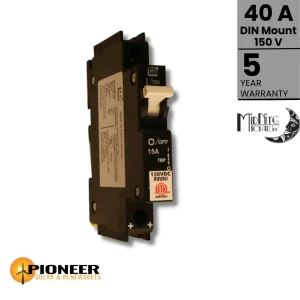 Midnite Solar 40A DIN Mount DC Breaker | Pioneer Solar and Renewables Inc.