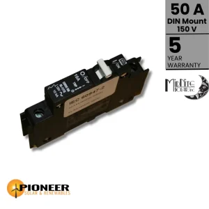 Midnite Solar 50A DIN Mount DC Breaker | Pioneer Solar and Renewables Inc.