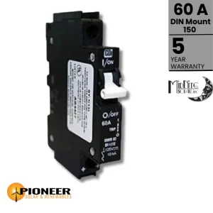 Midnite Solar 60A DIN Mount DC Breaker | Pioneer Solar and Renewables Inc.