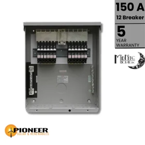 Midnite Solar - 12 Breaker Combiner Box | Pioneer Solar and Renewables Inc.