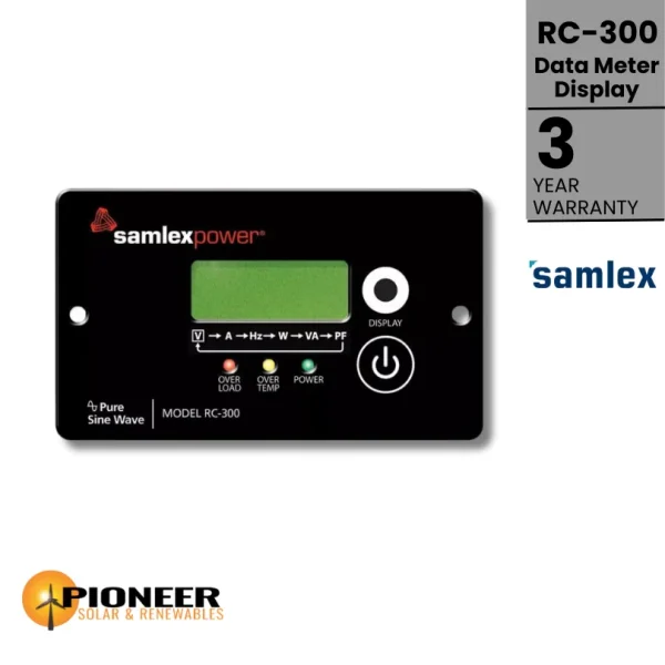 4004-Samlex-Data-Meter-Display Samlex Data Meter Display - Pioneer Solar and Renewables Inc. offers advanced solar monitoring solutions for efficient energy management.