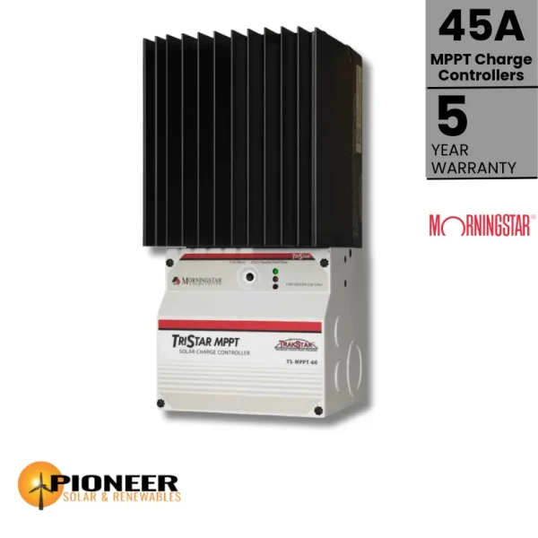 5001-Morningstar-45A-MPPT-Charge-Controller Morningstar 45A MPPT Charge Controller - Pioneer Solar and Renewables Inc. delivers high-performance solar energy optimization for sustainable power solutions.
