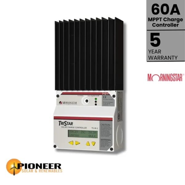5002-Morningstar-60A-MPPT-Charge-Controller Morningstar 60A MPPT Charge Controller by Pioneer Solar and Renewables Inc. - High-performance solar energy optimization for sustainable power solutions.