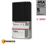 Morningstar 45A PWM Charge Controller - Pioneer Solar and Renewables Inc. ensures reliable solar energy control for sustainable power solutions.
