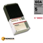 Morningstar 60A PWM Charge Controller by Pioneer Solar and Renewables Inc. - Efficient solar energy control for sustainable power solutions.