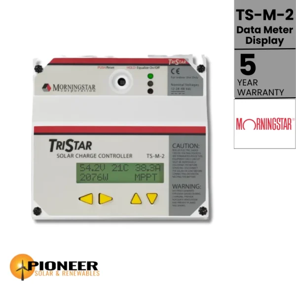 5005-Morningstar-Data-Meter-Display-TS-M-2 Morningstar Data Meter Display (TS-M-2) by Pioneer Solar and Renewables Inc. - Real-time monitoring for precise solar energy management.