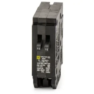 Homeline AC Breaker - 15A / single pole tandem / 120-240 volt - Image 2