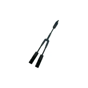 MC4 Flexible Branch Y Connector - 2 male to 1 female - Image 3