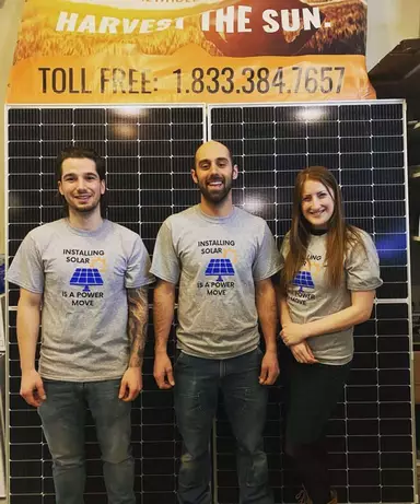 Pioneer Solar and Renewables Inc. sales and marketing team.