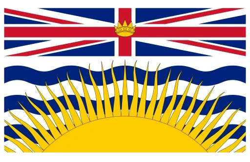 British Columbia flag with solar cost per Watt for Pioneer Solar & Renewables.