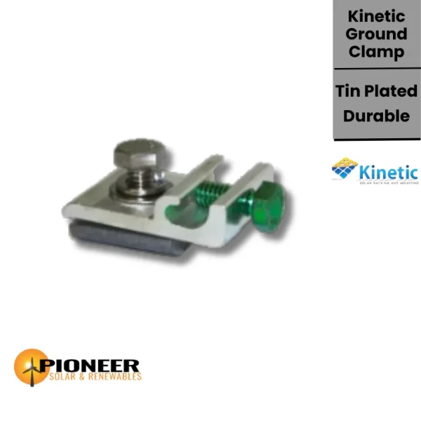 6021-Kinetic-Ground-Clamp-_-Lug-–-Kinetic-Solar Kinetic Ground Clamp / Lug - Kinetic Solar | Pioneer Solar and Renewables Inc.